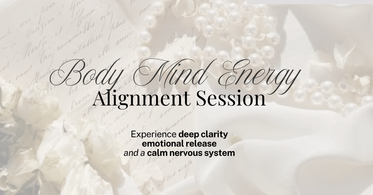 Calming visual representing emotional release, clarity, and nervous‑system regulation through alignment work.